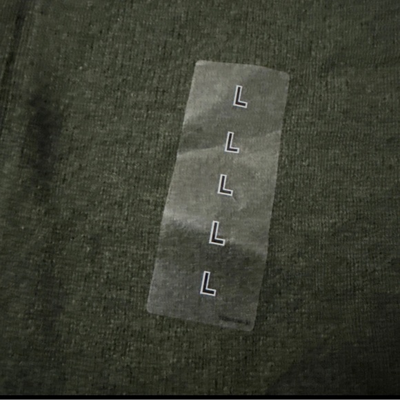 Uniqlo Men Lambs Wool Olive Green Cardigan Button Sweater V Neck Japan L US M - Picture 2 of 4